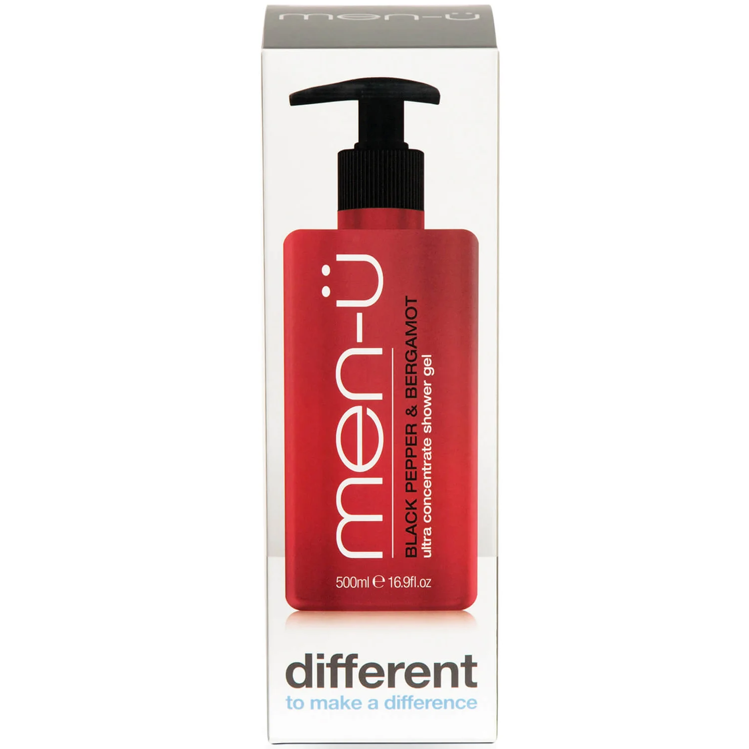 Men-ü Black Pepper & Bergamot Shower Gel 500ml 2 Men-ü Black Pepper & Bergamot Shower Gel 500ml - Image 2