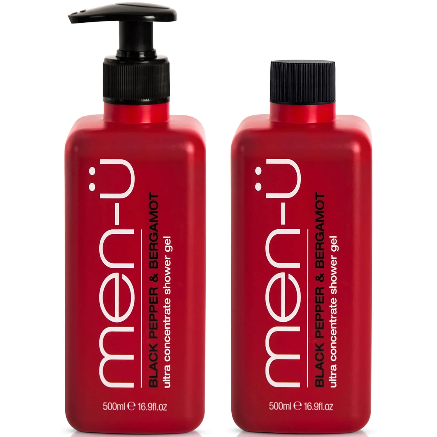 Men-ü Black Pepper & Bergamot Shower Gel 500ml 1 Men-ü Black Pepper & Bergamot Shower Gel 500ml