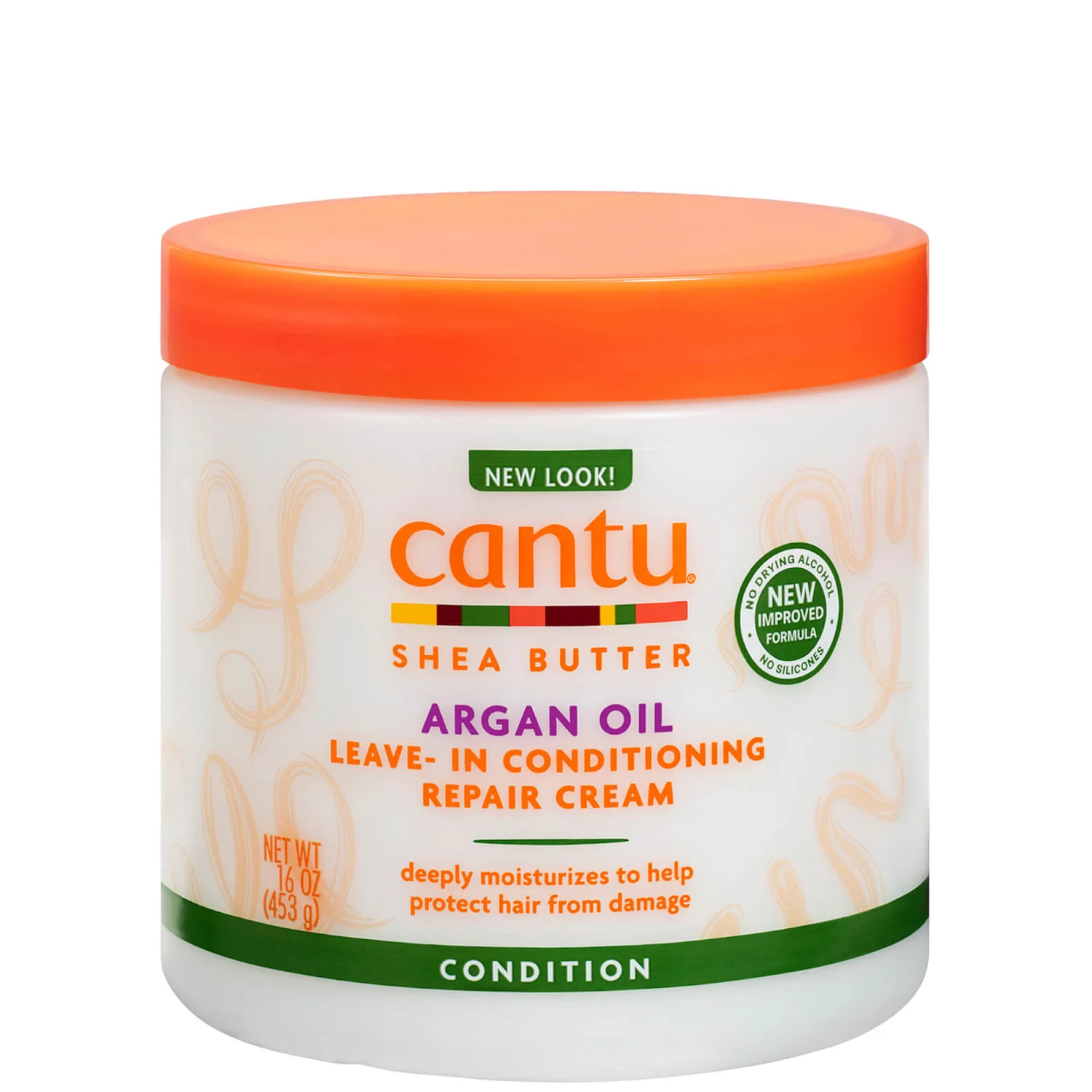 Cantu Argan Oil Leave-In Conditioning Repair Cream 453g/16oz 1 Cantu Argan Oil Leave-In Conditioning Repair Cream 453g/16oz