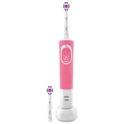 Oral B Vitality Plus White And Clean Power Handle Electric Toothbrush - Pink