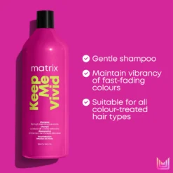 Matrix Keep Me Vivid Colour Enhancing Shampoo For Coloured Hair 1000ml -Skincare Store 12060712 2055090834321838