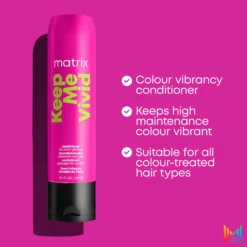 Matrix Keep Me Vivid Colour Enhancing Conditioner For Coloured Hair 300ml 9 Matrix Keep Me Vivid Colour Enhancing Conditioner For Coloured Hair 300ml -Skincare Store 12060713 1575069771436522