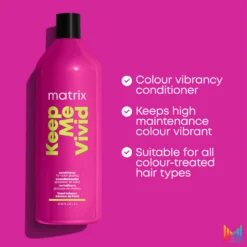 Matrix Keep Me Vivid Colour Enhancing Conditioner For Coloured Hair 1000ml 9 Matrix Keep Me Vivid Colour Enhancing Conditioner For Coloured Hair 1000ml -Skincare Store 12060714 1185069771783934