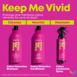 Matrix Keep Me Vivid Colour Enhancing Conditioner For Coloured Hair 1000ml 10 Matrix Keep Me Vivid Colour Enhancing Conditioner For Coloured Hair 1000ml -Skincare Store 12060714 1215069771852031