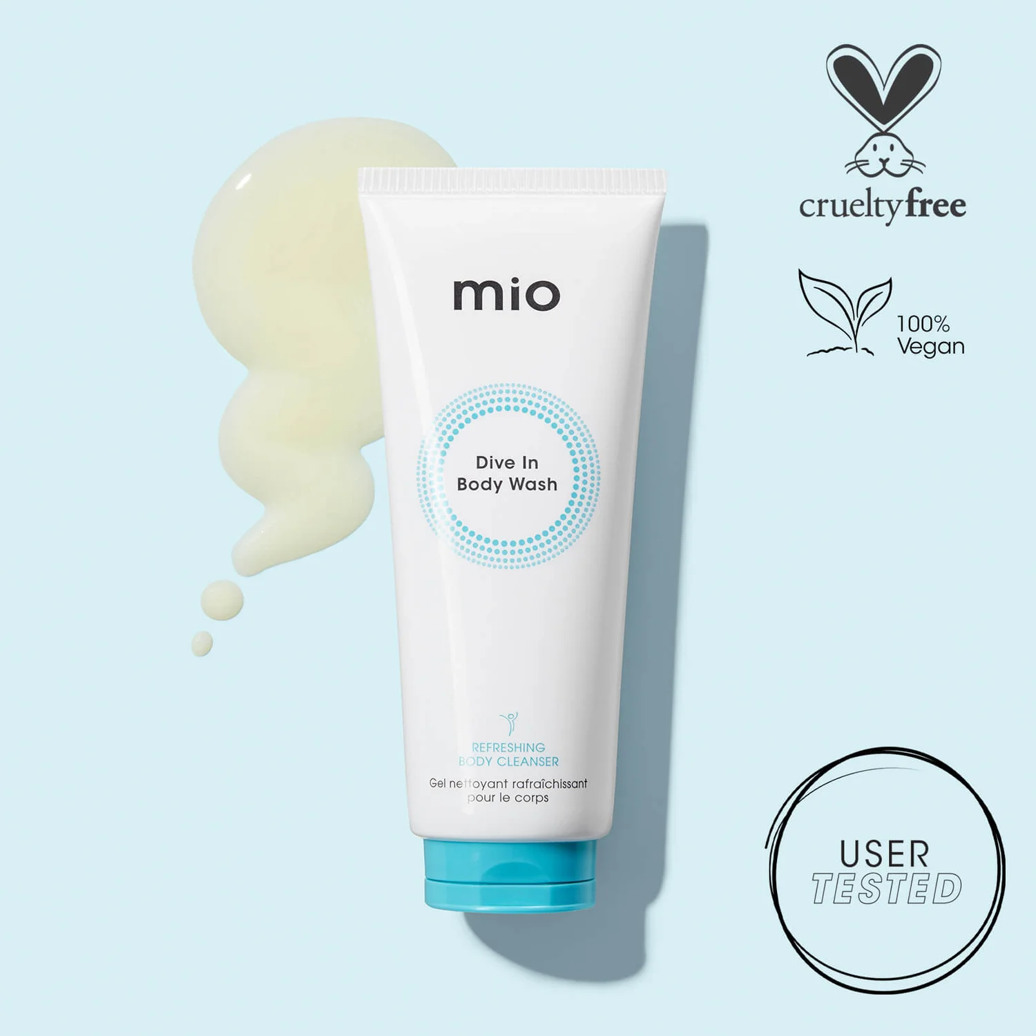Mio Dive In Refreshing Body Wash With AHAs 200ml 2 Mio Dive In Refreshing Body Wash With AHAs 200ml - Image 2