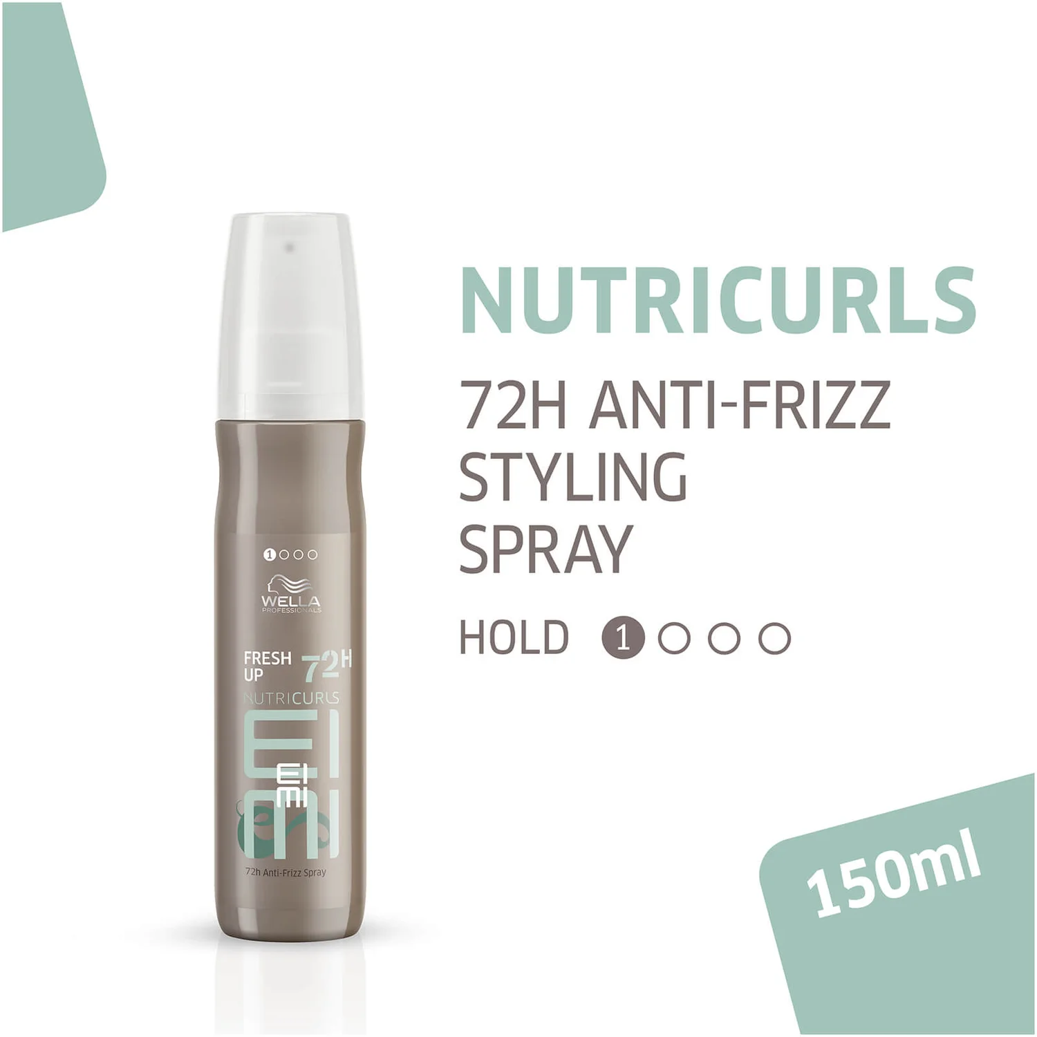Wella Professionals EIMI Nutricurls Fresh Up Curl Refreshing Detangling Spray 150ml 8 Wella Professionals EIMI Nutricurls Fresh Up Curl Refreshing Detangling Spray 150ml - Image 8