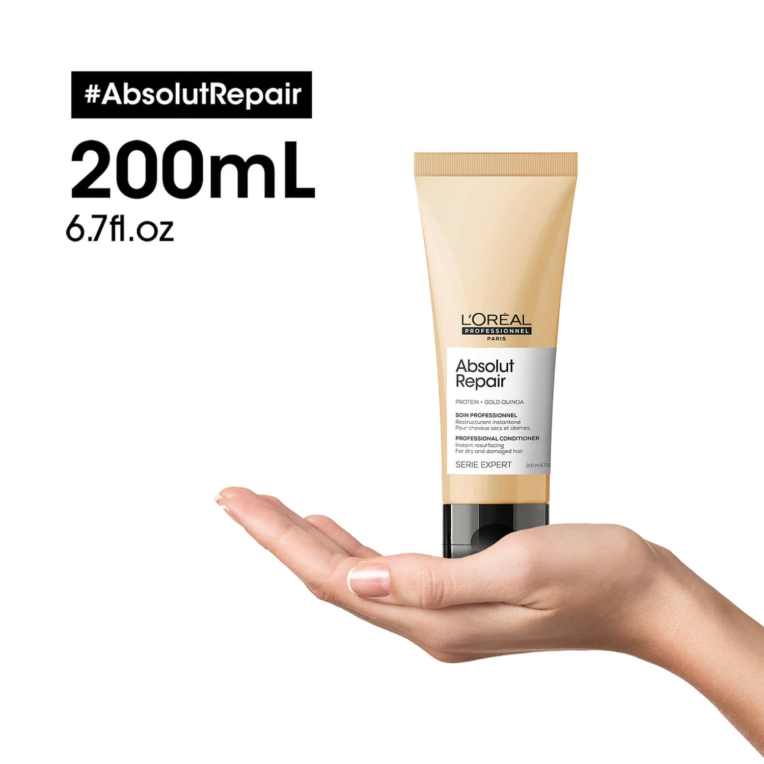 L'Oréal Professionnel Serié Expert Absolut Repair Gold Conditioner 200ml 7 L'Oréal Professionnel Serié Expert Absolut Repair Gold Conditioner 200ml - Image 7