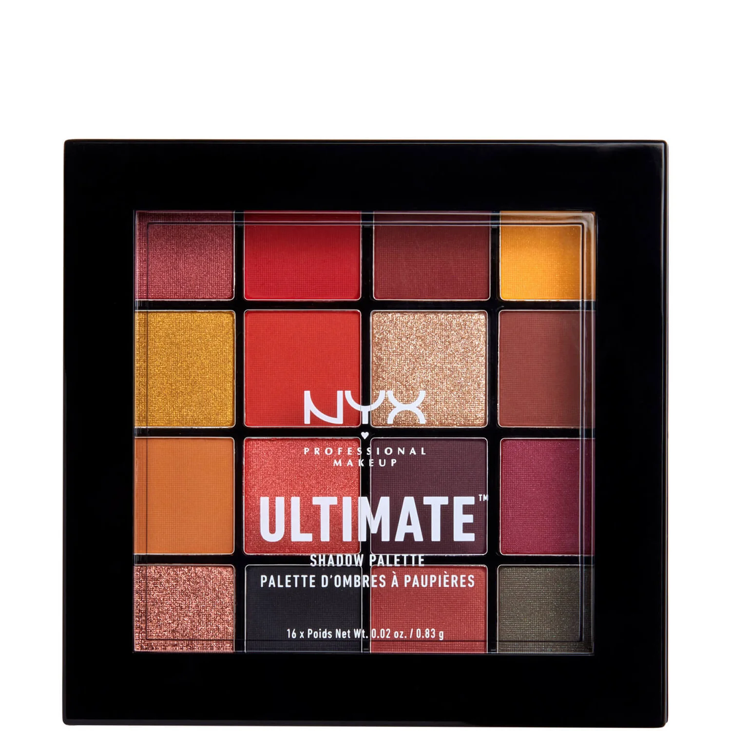 NYX Professional Makeup Ultimate Eyeshadow Palette - Phoenix 16 X 0.83g 1 NYX Professional Makeup Ultimate Eyeshadow Palette - Phoenix 16 X 0.83g