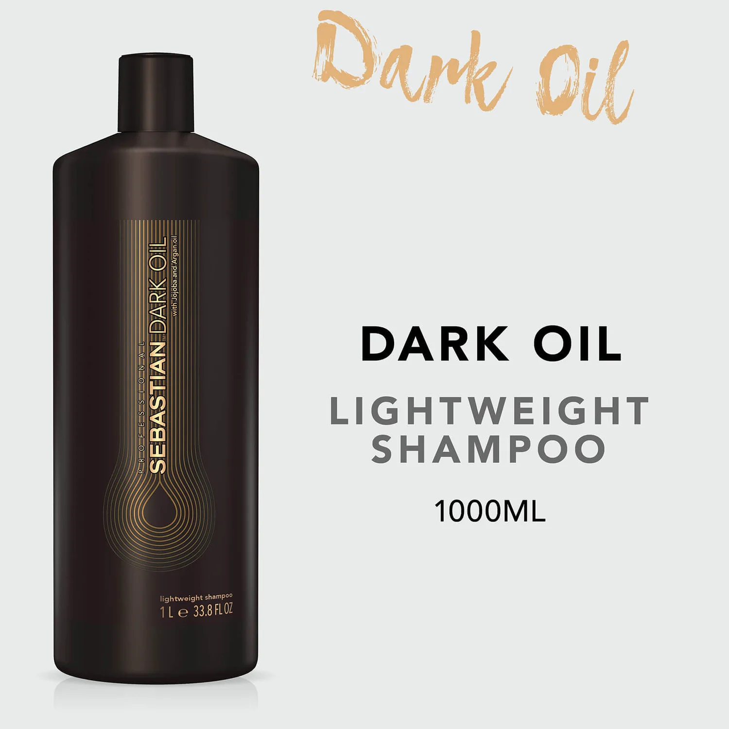 Sebastian Dark Oil Lightweight Jojoba And Argan Oils Shampoo, 33.8 Fl Oz 2 Sebastian Dark Oil Lightweight Jojoba And Argan Oils Shampoo, 33.8 Fl Oz - Image 2