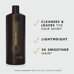 Sebastian Dark Oil Lightweight Jojoba And Argan Oils Shampoo, 33.8 Fl Oz 8 Sebastian Dark Oil Lightweight Jojoba And Argan Oils Shampoo, 33.8 Fl Oz -Skincare Store 12217336 3514862474096913