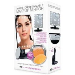 Rio 24 LED Touch Dimmable Makeup Mirror 18 Rio 24 LED Touch Dimmable Makeup Mirror -Skincare Store 12260156 7224779237911355