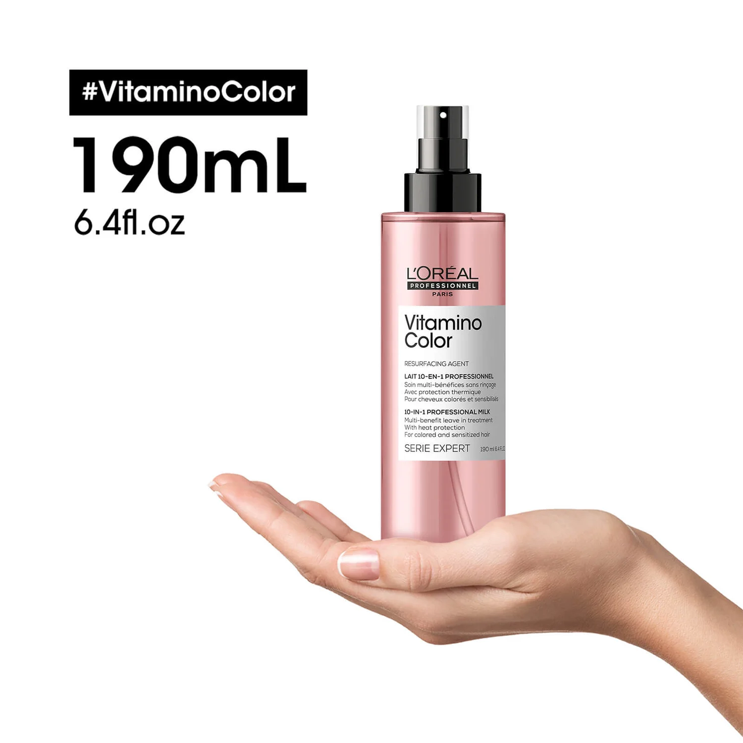 L'Oréal Professionnel Serie Expert Vitamino Color 10 In 1 Multi-Purpose Spray 190ml 7 L'Oréal Professionnel Serie Expert Vitamino Color 10 In 1 Multi-Purpose Spray 190ml - Image 7