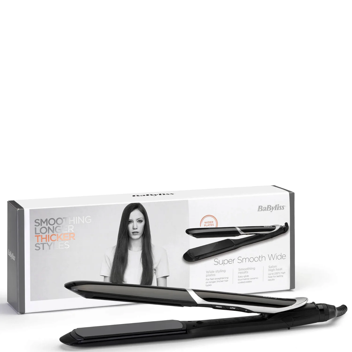 BaByliss Smooth Pro Wide 235 Straightener 3 BaByliss Smooth Pro Wide 235 Straightener - Image 3