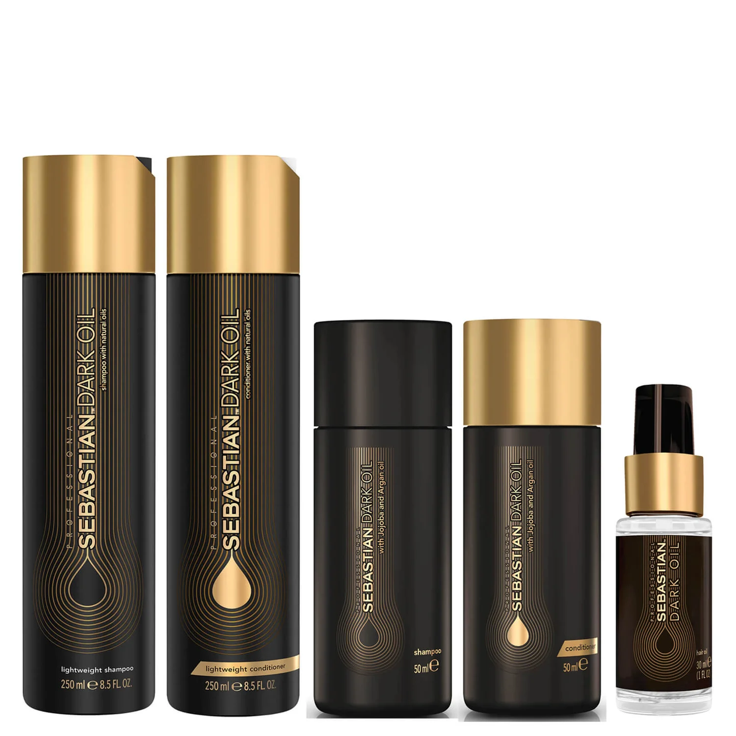 Sebastian Professional Dark Oil Bundle + 2 Free Travel Sizes (Worth £55.40) 1 Sebastian Professional Dark Oil Bundle + 2 Free Travel Sizes (Worth £55.40)