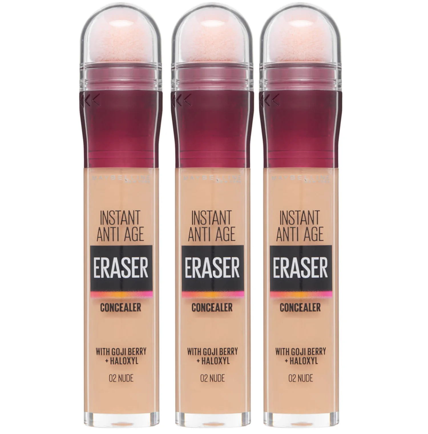 Maybelline Instant Anti-Age Eraser Eye Concealer 3 Pack Exclusive (Worth £26.97) 1 Maybelline Instant Anti-Age Eraser Eye Concealer 3 Pack Exclusive (Worth £26.97)