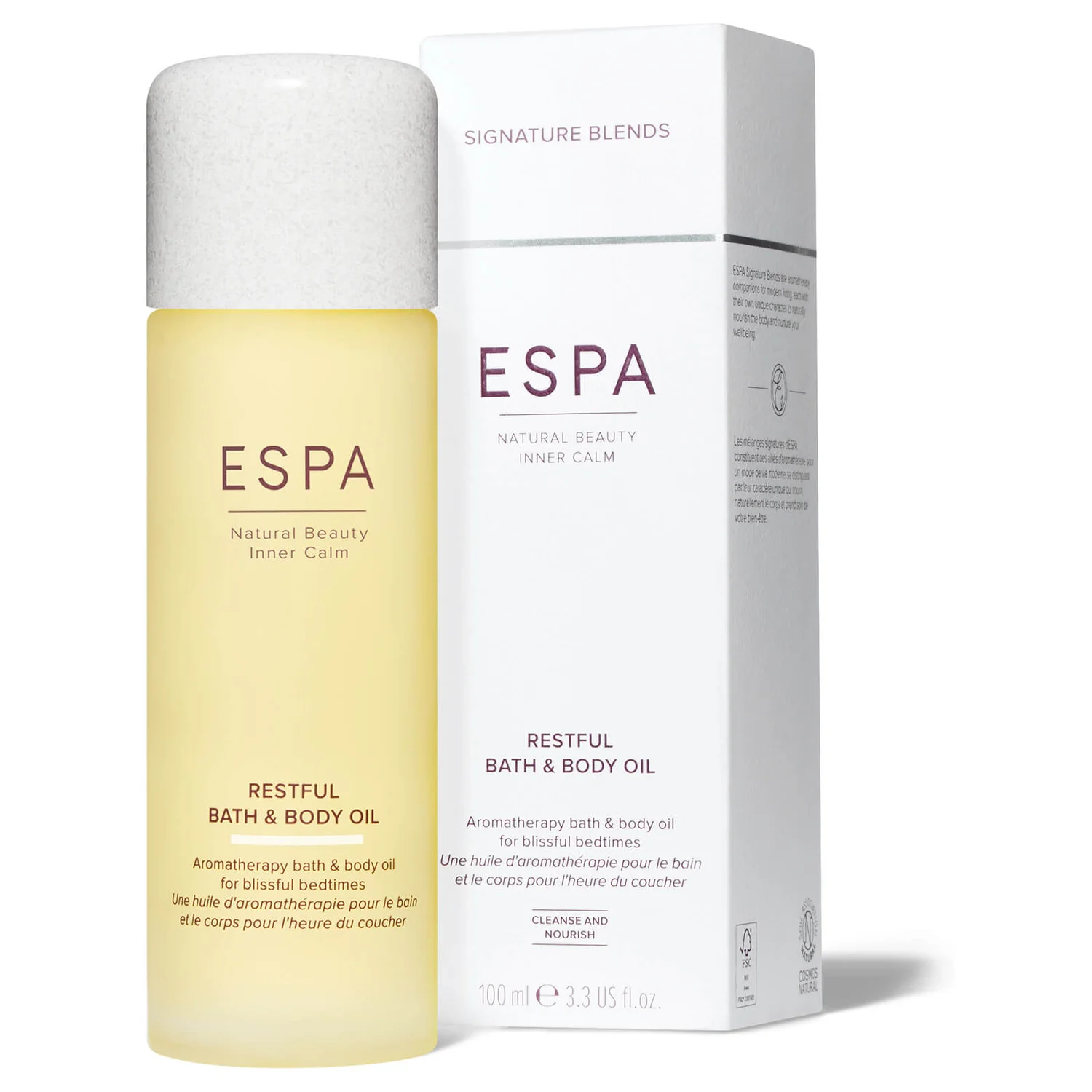 ESPA Restful Bath And Body Oil 100ml 7 ESPA Restful Bath And Body Oil 100ml - Image 7