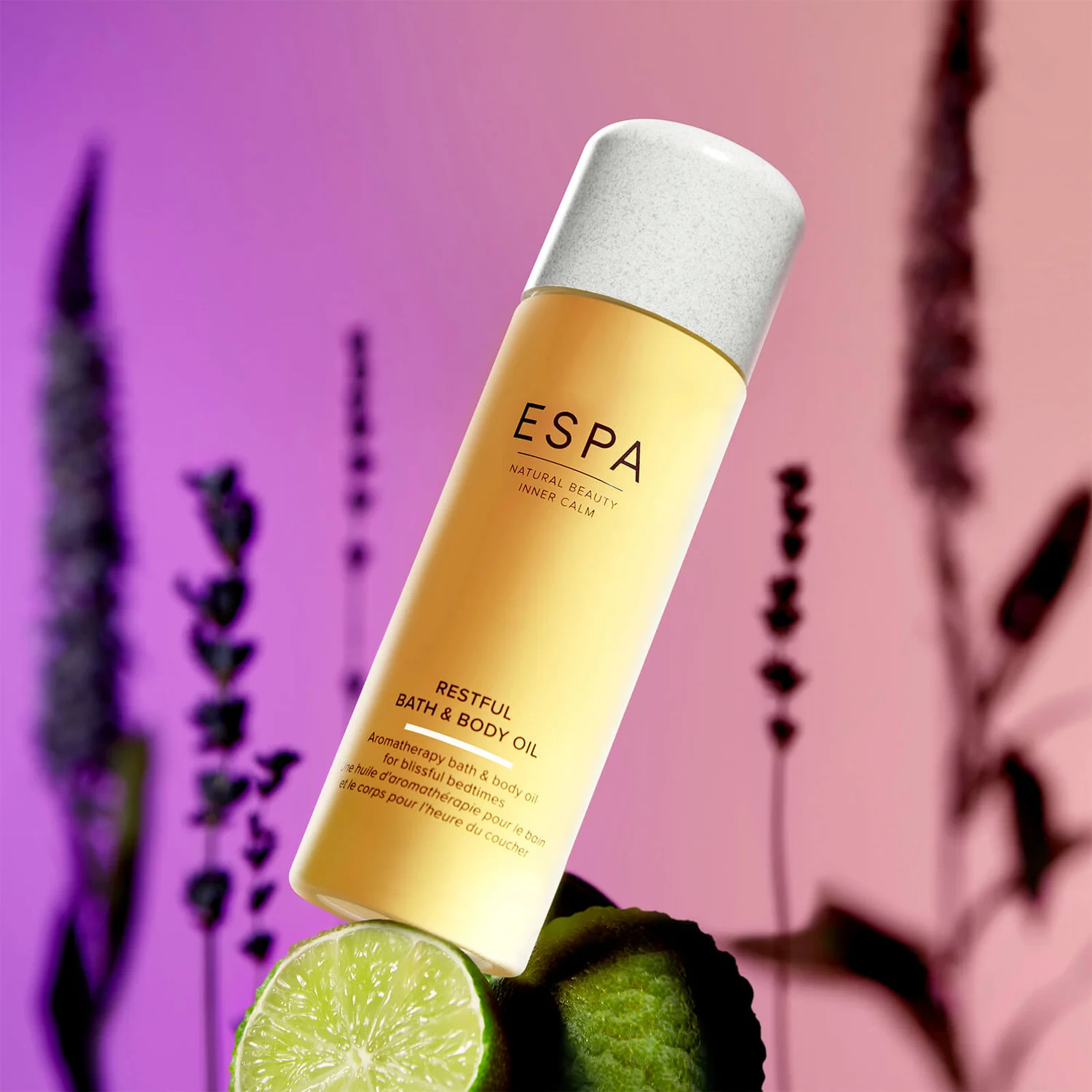 ESPA Restful Bath And Body Oil 100ml 2 ESPA Restful Bath And Body Oil 100ml - Image 2