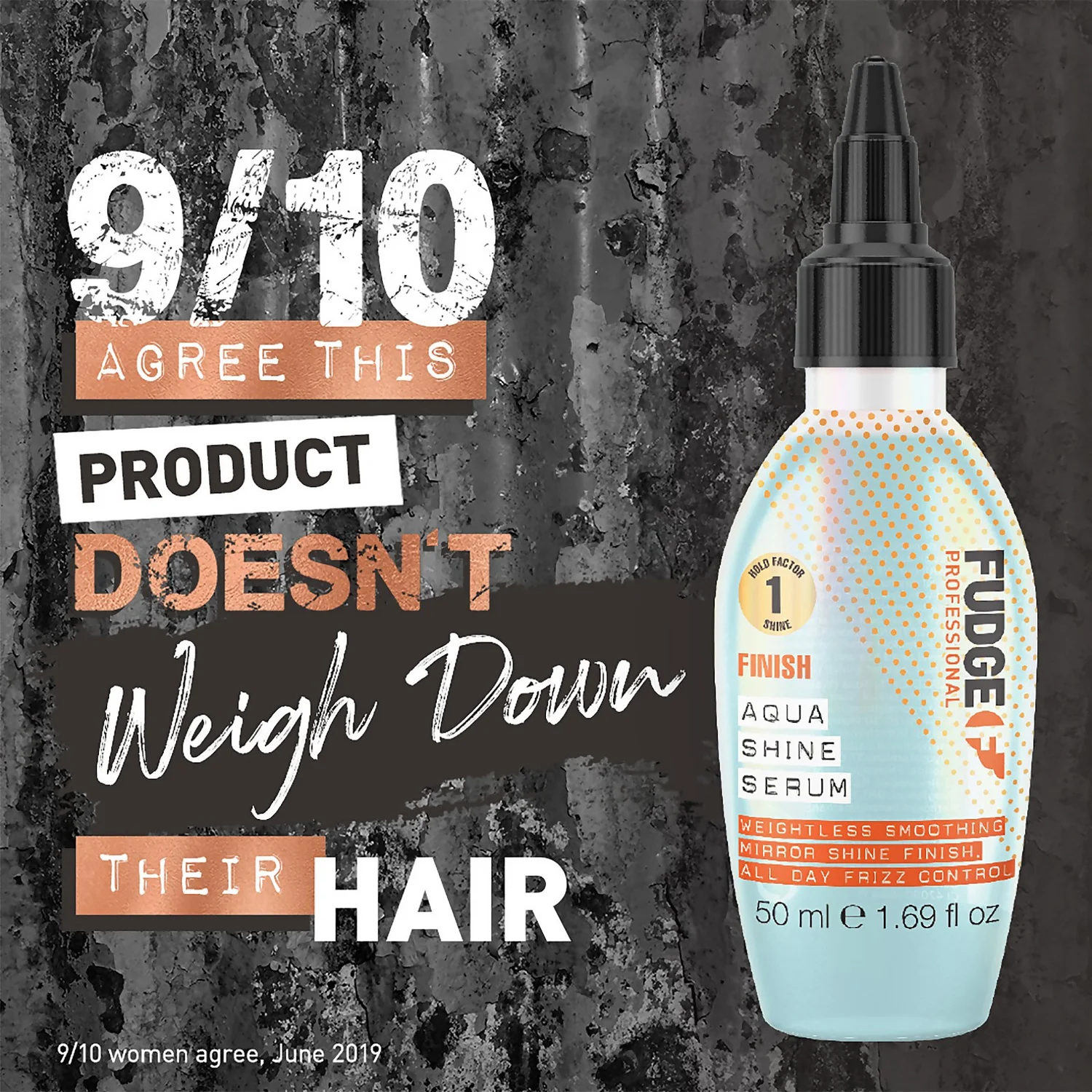 Fudge Aqua Shine Serum 50ml 6 Fudge Aqua Shine Serum 50ml - Image 6