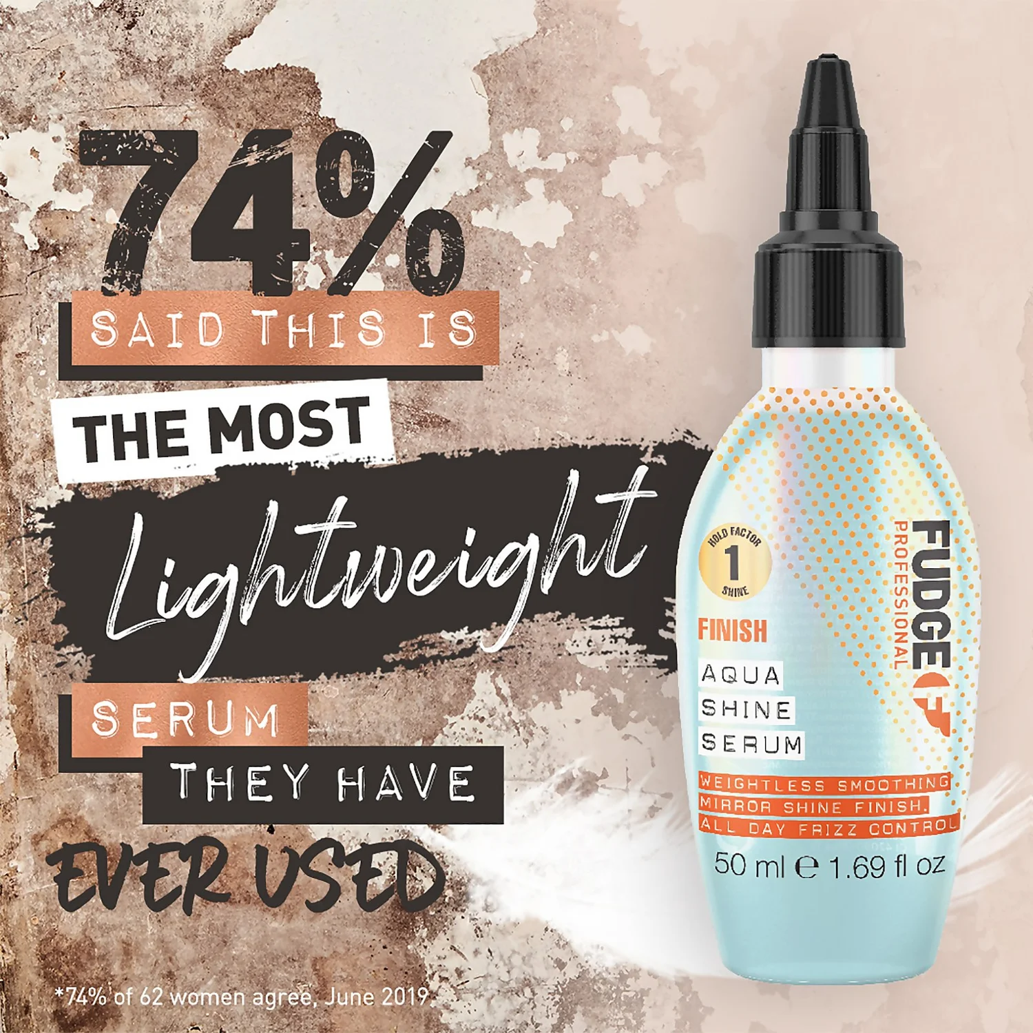 Fudge Aqua Shine Serum 50ml 5 Fudge Aqua Shine Serum 50ml - Image 5