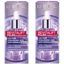L’Oréal Paris L'Oréal Paris Exclusive Revitalift Filler With 1.5% Hyaluronic Acid Anti-Wrinkle Dropper Serum Duo 2 X 30ml