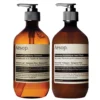 Aesop Geranium Cleanser And Reverence Hand Wash Duo (Worth £60.00)