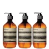 Aesop Geranium Cleanser, Resurrection And Reverence Hand Wash Bundle (Worth £87.00)