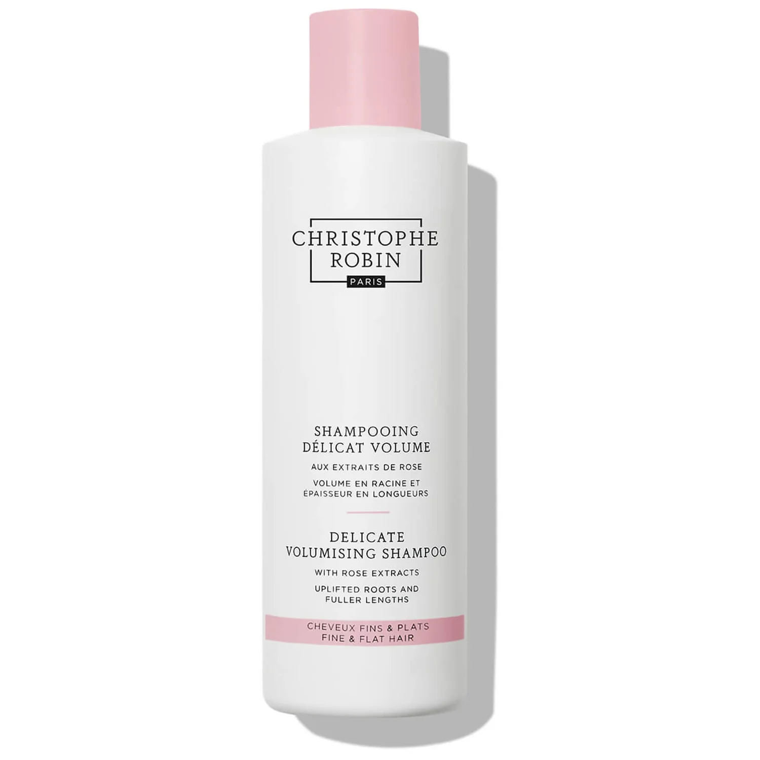 Christophe Robin Delicate Volumising Shampoo With Rose Extracts 250ml 1 Christophe Robin Delicate Volumising Shampoo With Rose Extracts 250ml