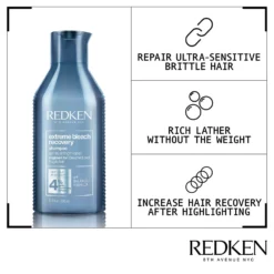 Redken Extreme Bleach Recovery Shampoo 300ml 7 Redken Extreme Bleach Recovery Shampoo 300ml -Skincare Store 12668241 1614856458892421