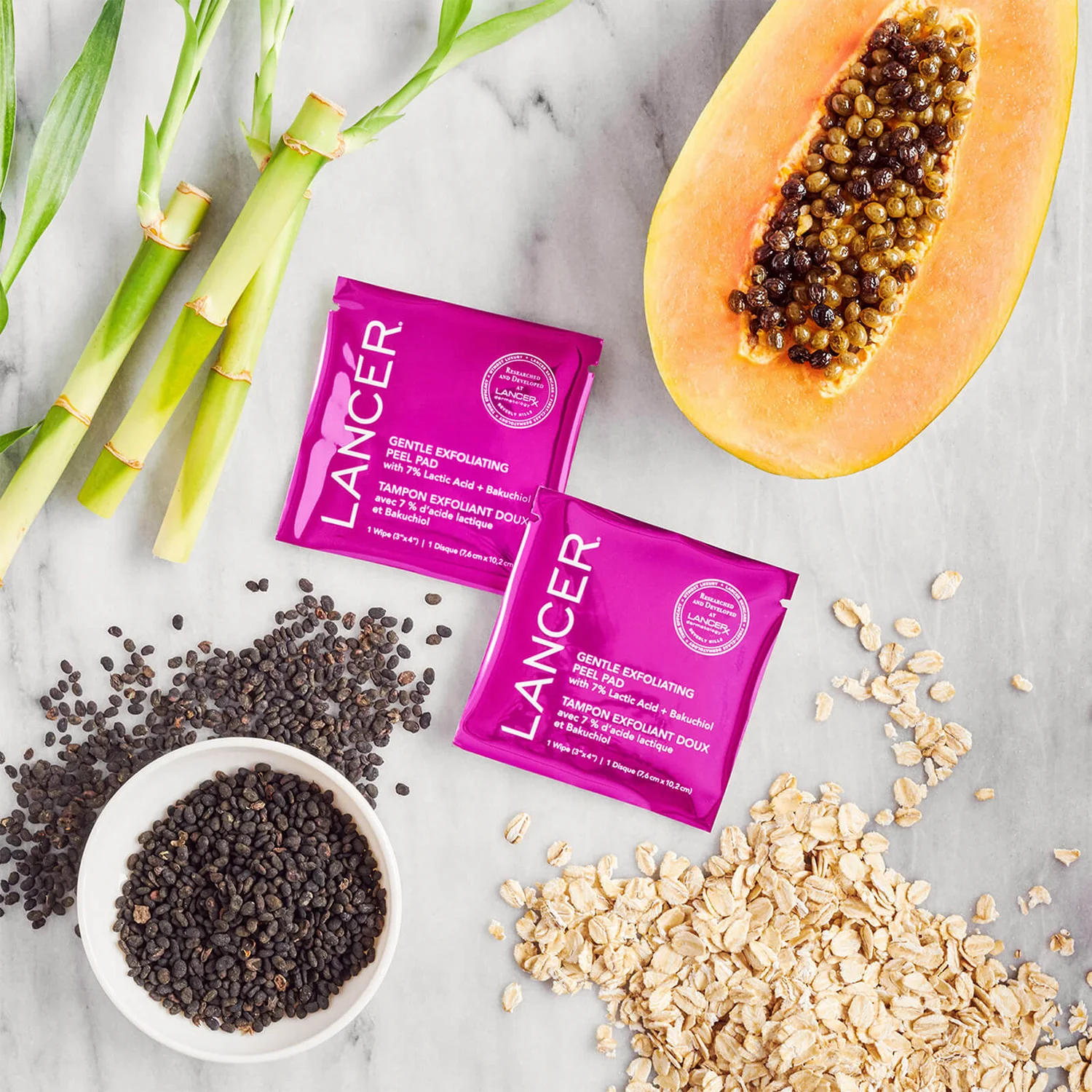 Lancer Gentle Exfoliating Peel Pads (45 Pads) 4 Lancer Gentle Exfoliating Peel Pads (45 Pads) - Image 4